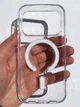 Чохол протиударний Clear Case Ultra Hybrid with MagSafe для Apple Iphone 17 Pro (6.3") Прозорий - зображення 8