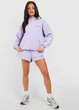 Костюм(худі+шорти фліс) XL, лиловый (112763-4) - изображение 3