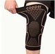 Наколенник Copper спортивный, эластичный фиксатор сустава 2 шт XL 04800 - изображение 3
