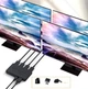 HDMI спліттер 4K 4 порти активний живлення USB з 1->4 канали хдмі розгалужувач Splitter (537487356-2) Чорний - зображення 2