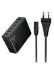 Сетевое зарядное устройство Hoco C152A 6в1 1хUSB/5хType-C QC/PD 70W быстрая зарядка МЗП Адаптер универсальный Черный - изображение 3