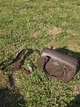 Жіноча коричнева сумка Coach Micro Bennett Satchel in Signature Canvas з брелоком «Вишеньки». сумка коач з фірмовим візерунком C - изображение 2