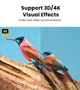 Перехідник Ugreen HD182 micro HDMI на HDMI 2.1 кабель 8K 60Hz 4K 120Hz 48Gbps 20 см Чорний (65593) - зображення 4