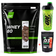 Протеїн Сироватковий TNT Nutrition 2 кг + Шейкер + Омега-3 у подарунок (Молочний шоколад) - зображення 1