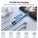 Адаптер UGREEN USB Type-C → 3.5 мм AUX+зарядка PD 60W с DAC аудио-чипом, переходник для наушников и зарядки, звуковая карта 2 в 1 - изображение 3