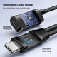 Адаптер UGREEN USB Type-C → 3.5 мм AUX+зарядка PD 60W с DAC аудио-чипом, переходник для наушников и зарядки, звуковая карта 2 в 1 - изображение 8