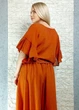 Блуза батистова з воланами теракотова New Collection 11-110 - S-L - теракотовий - зображення 3