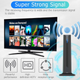 Цифровая комнатная антенна для Smart TV HDTV Amplified с усилителем сигнала 25dBi, кабель 5м, радиус 700+ км, Black - изображение 6