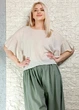 Блуза батистова з воланами бежева New Collection 11-107 - бежевий - S-L - зображення 2