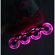 Детские раздвижные ролики Flying Eagle L8 Lumafly розовые 32-36 - изображение 4