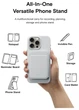 Магнитная подставка-блокнот для смартфонов Snap Flow MagSafe бежевый MOFT - изображение 3