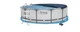 Каркасный бассейн Bestway 56260-4в1 серый круглый на 9150 л из ПВХ и стали с лестницей тентом и подстилкой 366 х 100 см (9-163-56260-4 BW) - изображение 2