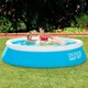 Сімейний надувний басейн Intex Easy Set 28101 на 886 л, 183 x 51 см, круглий, тришаровий матеріал ПВХ, ідеальний для дітей, блакитний - зображення 3