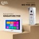 Комплект відеодомофона Light Vision: домофон 7" SINGAPORE (AI) FHD White та відеопанель RIO FHD Silver - изображение 4