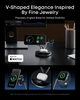 Беспроводное зарядное устройство Anker Prime Wireless Charging Station 25W 3-in-1 MagGo, AirCool, Dock Stand Black (B25X7G11) - изображение 9
