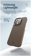 Чехол Aramid Armor Case с MagSafe для iPhone 16 Pro защитная накладка из полиуретана золотого цвета - изображение 6