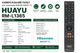 Пульт дистанційного керування (ДК) універсальний HUAYU RM-L1365 PLUS для телевізорів HISENSE - изображение 2