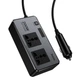 Автомобильный инвертор HOCO Z66 New 2-socket universa car inverter 200W Black - изображение 3
