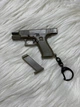 Брелок в виде пистолета Glock 17 хаки, подвижный - изображение 3