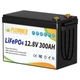 Акумулятор FllyPower LiFePO4 12V/300AH, 3840W*h (літій-залізо-фосфатний акумулятор для ДБЖ (UPS)) - изображение 1