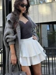Кардиган вʼязаний з шерсті - Classyme - XS - Сірий - (8ka) - зображення 4