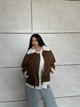 Дублянка зимова жіноча - Classyme - XS - Шоколадний - (34j) - зображення 3