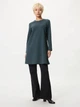 Платье короткое осеннее женское Uniqlo 406382573 S Зеленое (1159864924) - изображение 1