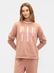 Спортивний костюм жіночий на флісі GAP 556999639 XS Коричневий (1159865112) - зображення 4