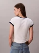 Футболка бавовняна жіноча Calvin Klein 745467078 XL Молочна з принтом (1159865322) - зображення 2