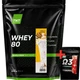 Whey протеин сывороточный 80% белка (2 кг / упаковка) вкус : ванильный коктейль + Омега 3 В Подарок TM TNT - изображение 1