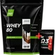 Whey протеин 80% сывороточного белка для роста и увеличения мышечной массы + сушка мышц ( 2 кг ) + Омега 3 TNT - изображение 1