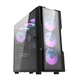 Корпус комп'ютерний Darkflash DK431 Glass + 4 вентилятори RGB Black (DK431) - зображення 1
