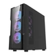Корпус комп'ютерний Darkflash DK431 Glass + 4 вентилятори RGB Black (DK431) - зображення 4