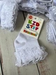 Шкарпетки дитячі на дівчинку з рюшами Kid Step 29-31р Білий (127/100) - изображение 1