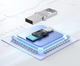 Флеш-накопитель USB 64 ГБ флешка мини вращающаяся USB 3.0 / Type-C Seuno (GS1026) - зображення 5