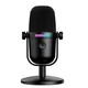 USB конденсаторний мікрофон M830 з RGB-підсвіткою для стримінгу та запису (788966) - изображение 3