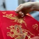 Зонт свадебный ZUODU двухслойный с длинной ручкой 100 см красный - изображение 4