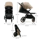 Коляска Kinderkraft Mitzy Linen Beige (KSMITZ00BEG0000) (5902533924356) - зображення 6