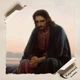 Постер Христос в пустыне, Иван Крамской, Ivan Kramskoy, Christ in the Wilderness, христианская живопись, A3 30×37 см (id6670) - изображение 4