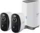 Комплект відеоспостереження Baseus Security N1 Plus Dual 2K 2-Cam Kit White (S0TY002131) - зображення 1
