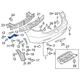 Крепление заднего бампера Mazda 3 SD 2009-2012, левое, AVTM, BBM4502J1E, 184418961 - изображение 2