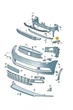 Крепление переднего бампера Volkswagen Passat B8 2015-, правое, AVTM, 3G0807050, 187434934 - изображение 2