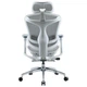 Крісло офісне з підставкою для ніг Sihoo DORO C300L Mesh White - зображення 13
