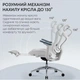 Крісло офісне з підставкою для ніг Sihoo DORO C300L Mesh White - зображення 18