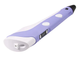3D ручка c LCD дисплеем 3DPen Hot Draw 3 Violet+Досточка+Ножницы+Комплект эко пластика для рисования 249 метров - изображение 8
