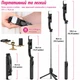 Штатив-селфи-палка с LED-подсветкой и Bluetooth-пультом SelfieShow – 101 см, 3 режима света, универсальный для iPhone и Android - изображение 8