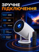 Проектор Lumi для домашнего кинотеатра на Android 12 4K с Wi‑Fi Bluetooth USB HDMI 200 люмен 1/8 ГБ и пультом ДУ - изображение 5