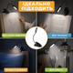 Аккумуляторная LED-лампа-прищепка для чтения, работы и творчества, 5 LED, ABS-пластик, черная - изображение 5