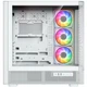 Корпус Modecom VOLCANO AQ500 ARGB MIDI FRONT LCD 6,2”, 4x120mm fans WHITE без БЖ ATX (MC-A-AQ500-4FA-W) - зображення 4
