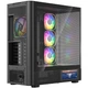 Корпус Modecom VOLCANO AQ400 ARGB MIDI SIDE LCD 6,2”, 4x120mm fans BLACK без БЖ ATX (MC-A-AQ400-4FA-B) - изображение 8